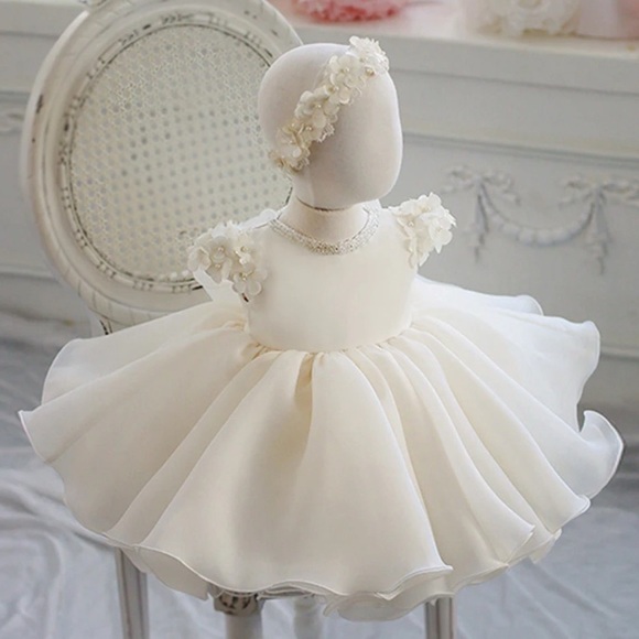 Christening - Baptism Floral Dress